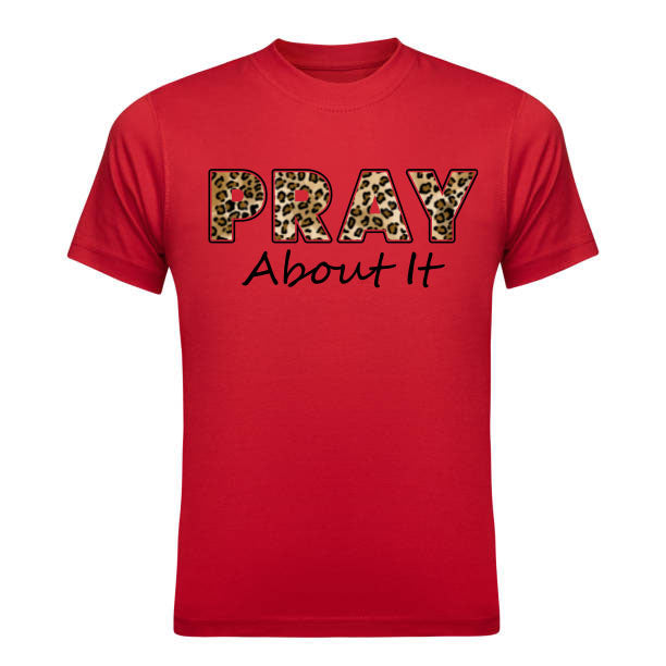 Pray About It - Leopard Print